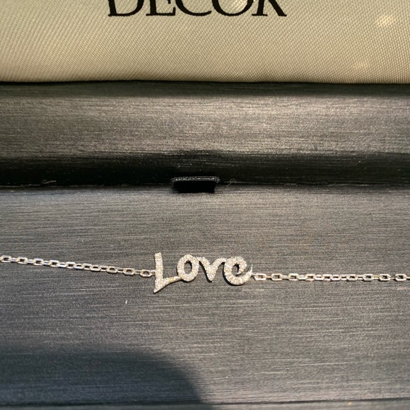 18k white gold “love” bracelet - Picture 3 of 7